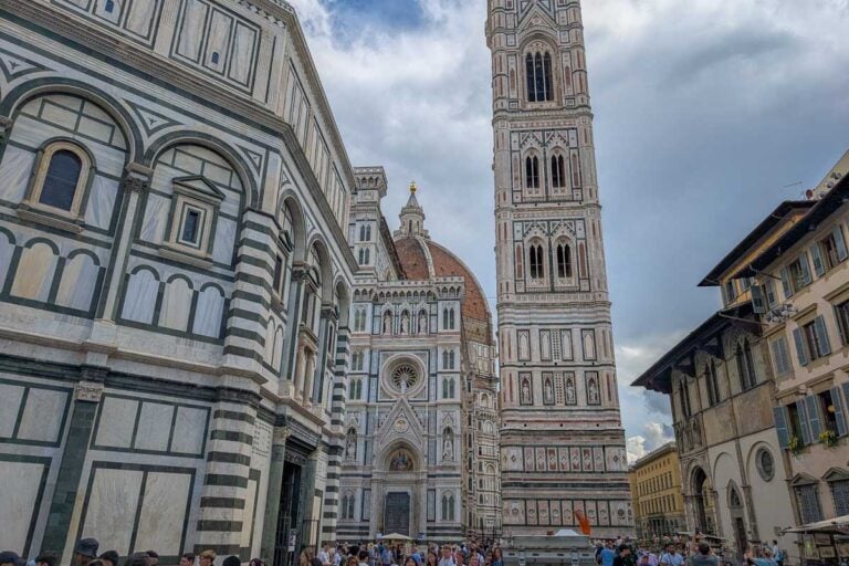 Giotto's Campanile, the bell tower of the Florence Cathedral in Florence, Italy (1)