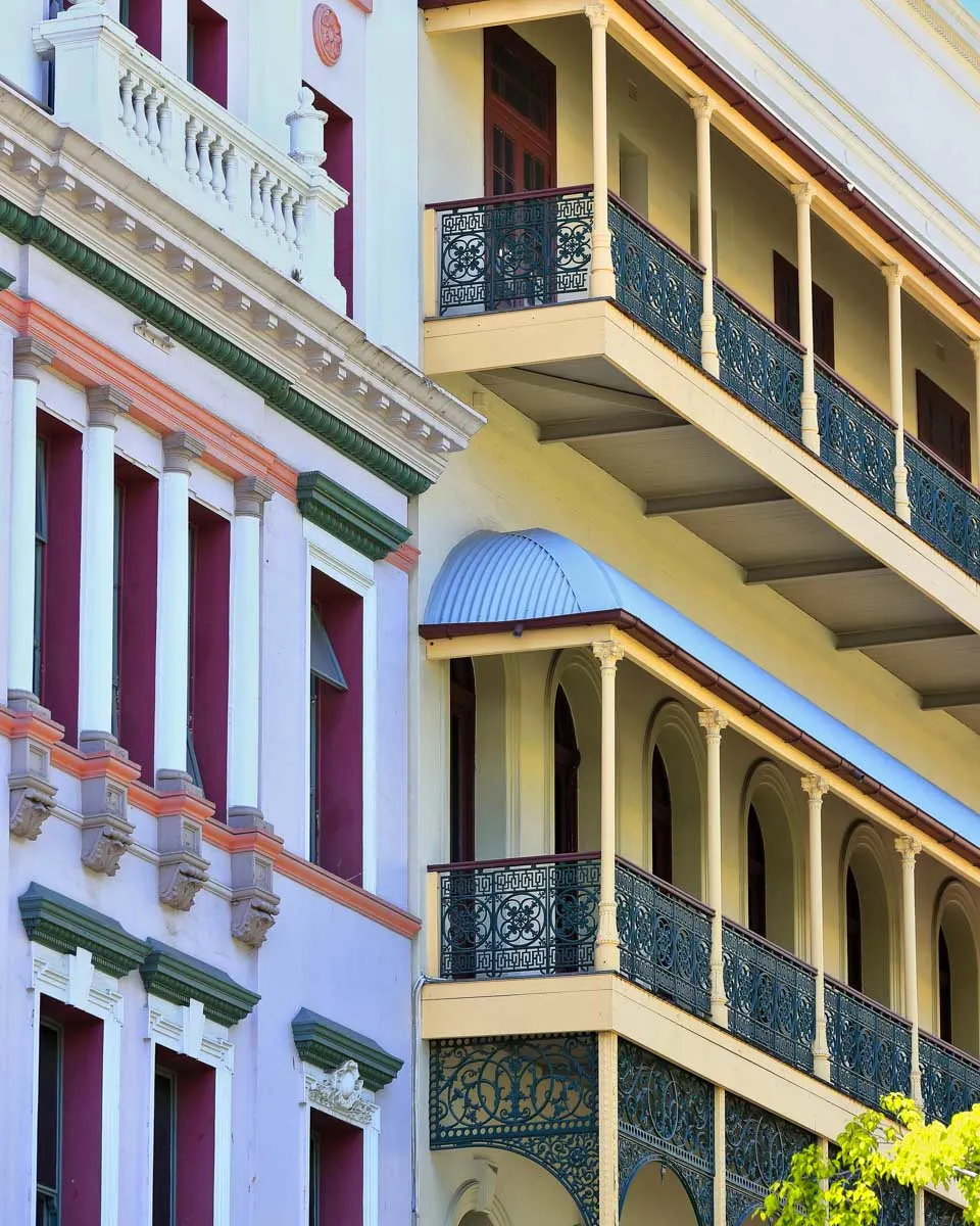 Heritage building on Queen Street in Brisbane, Australia