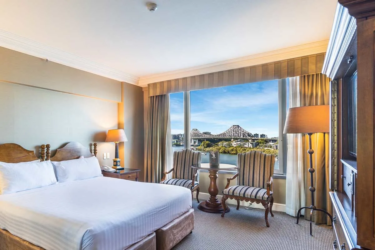 Hotel room at the Stamford Plaza Brisbane