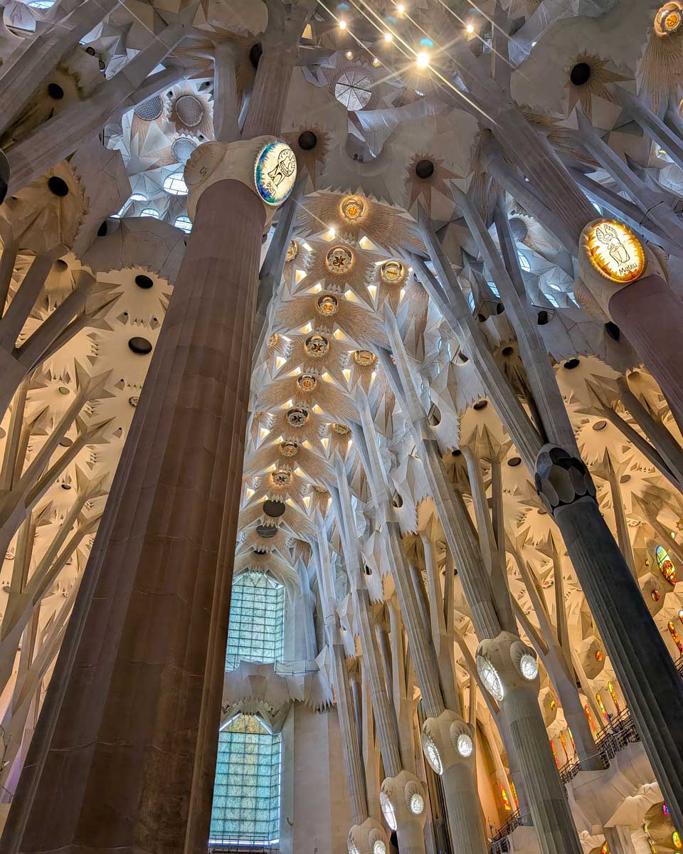 Inside Sagrada Família in Barcelona Spain (9)