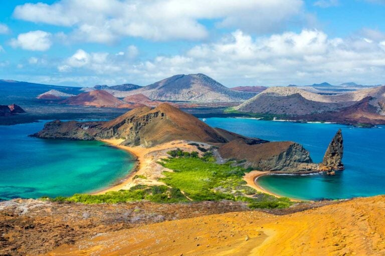 Scenic view of the Galapagos Islands