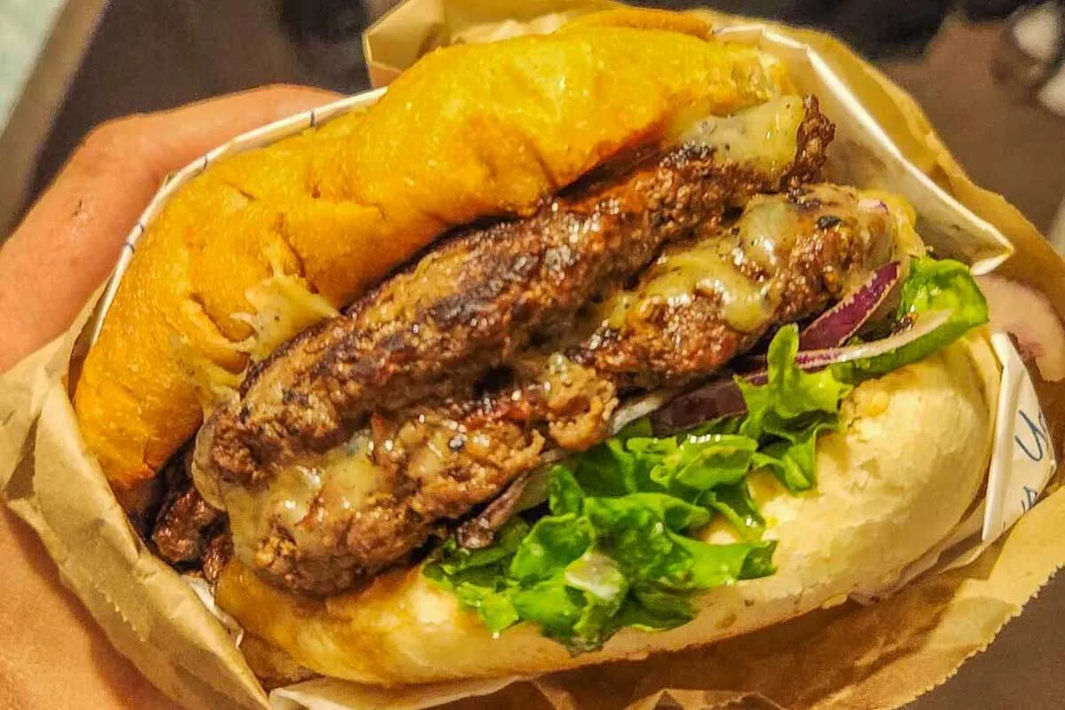 A burger eaten in Page Arizona