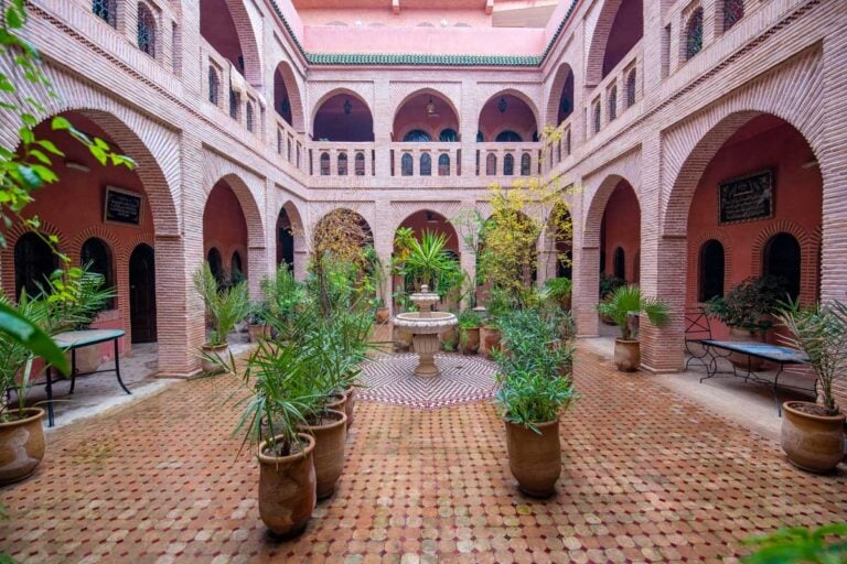 A riad in Marrakech, Morocco