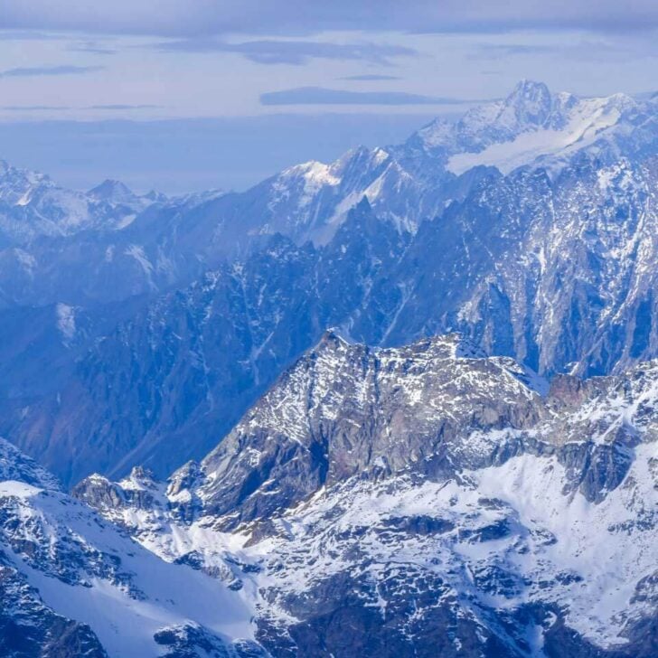 Amazing winter view of Alps from Matterhorn Glacier Paradise on a tour from Zermatt Switzerland (2)