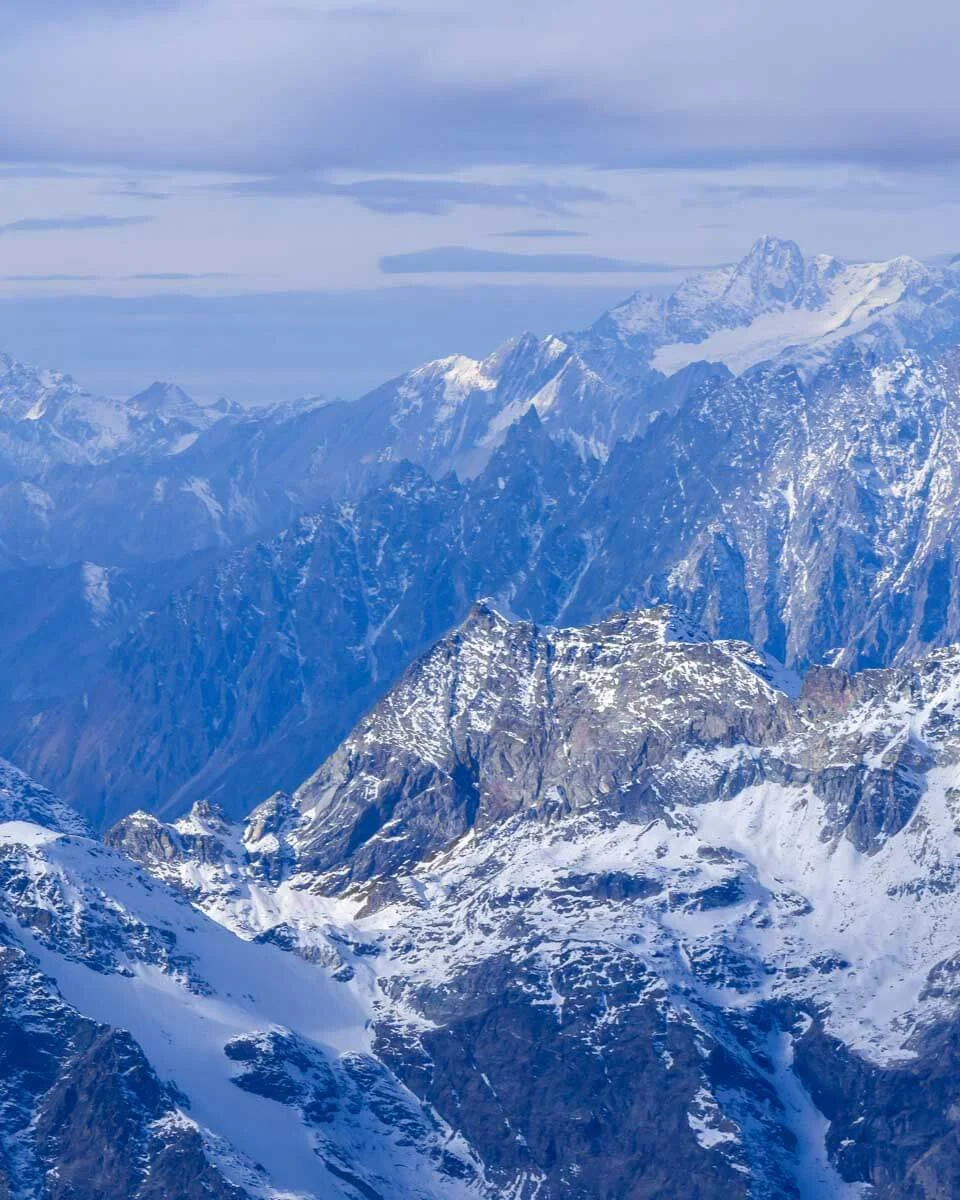 Amazing winter view of Alps from Matterhorn Glacier Paradise on a tour from Zermatt Switzerland (2)