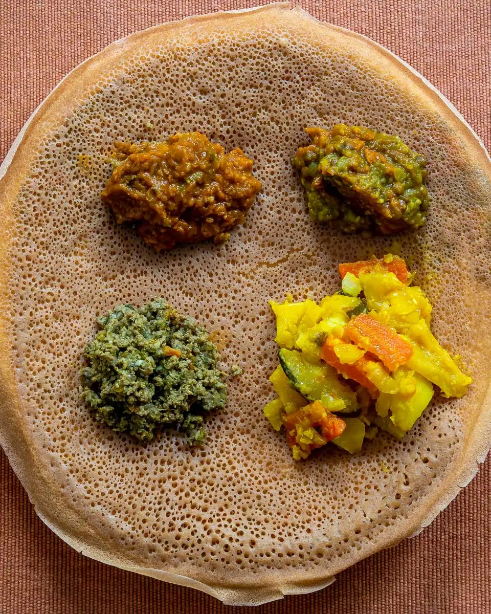 Food eaten on a dinner food tour in Johannesburg South Africa 1