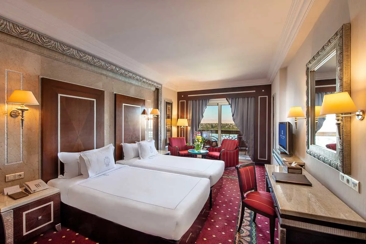 Hotel room at Sonesta St. George Hotel in Luxor