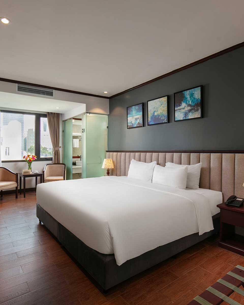 MAY DE VILLE Corner Hotel in Hanoi Vietnam