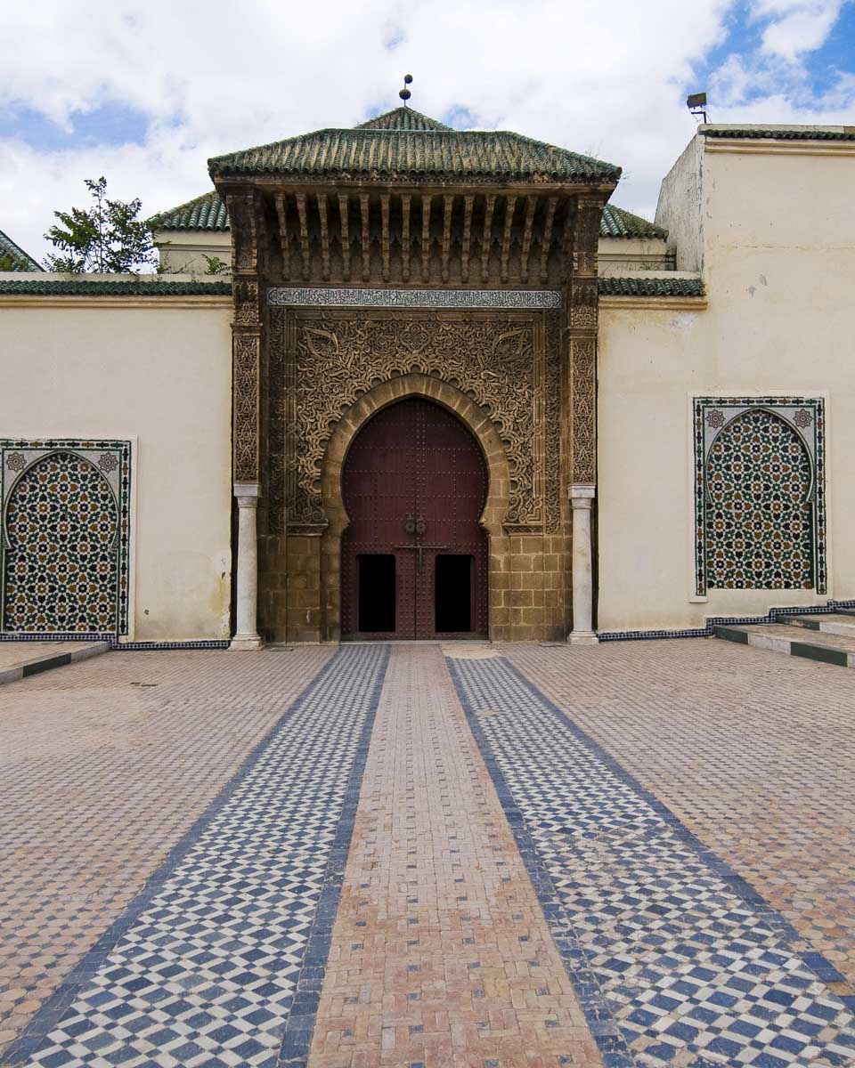 Mausoleum of Moulay Ismail seen on a tour from Fez Morocco
