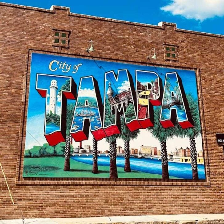 Tampa-Postcard-Mural-in-Tampa Florida