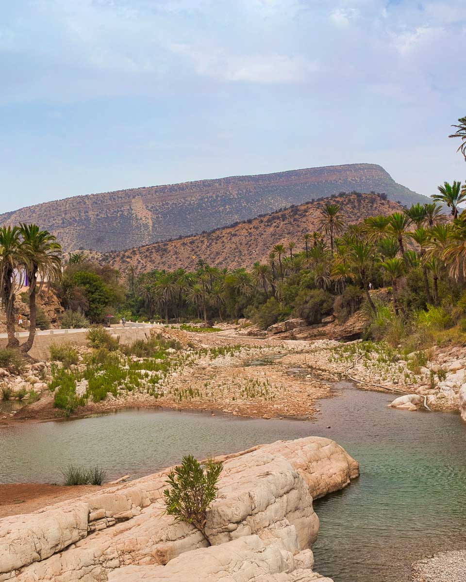 The scenery of the Middle Atlas Mountains on a tour from Fez Morocco