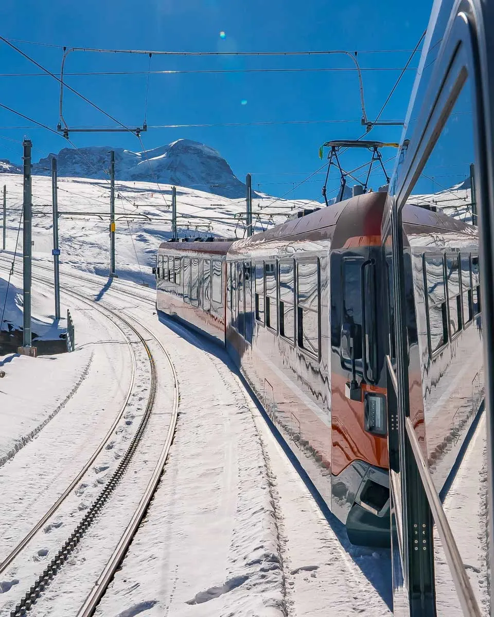 The train to Mount Gornergrat from Zermatt Switzerland 1 (2)