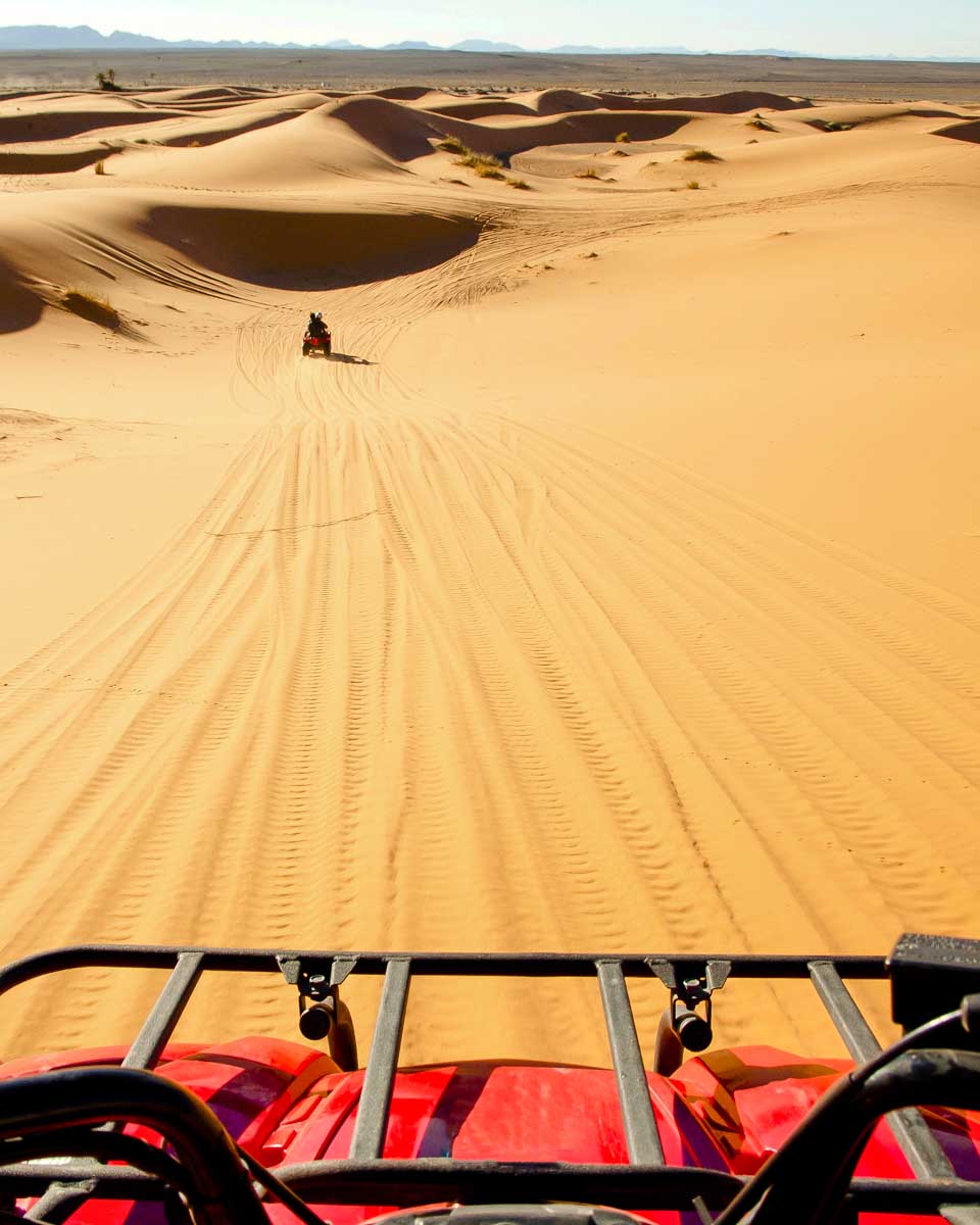 An-ATV-in-the-desert-on-a-tour-from- Essaouira, Morocco