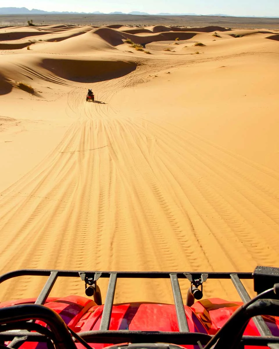 An-ATV-in-the-desert-on-a-tour-from- Essaouira, Morocco