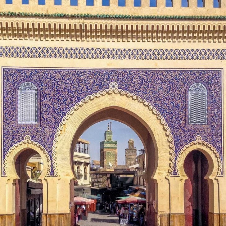 Bab-Boujloud-in-Fez-the-gate-to-the-medina Morocco