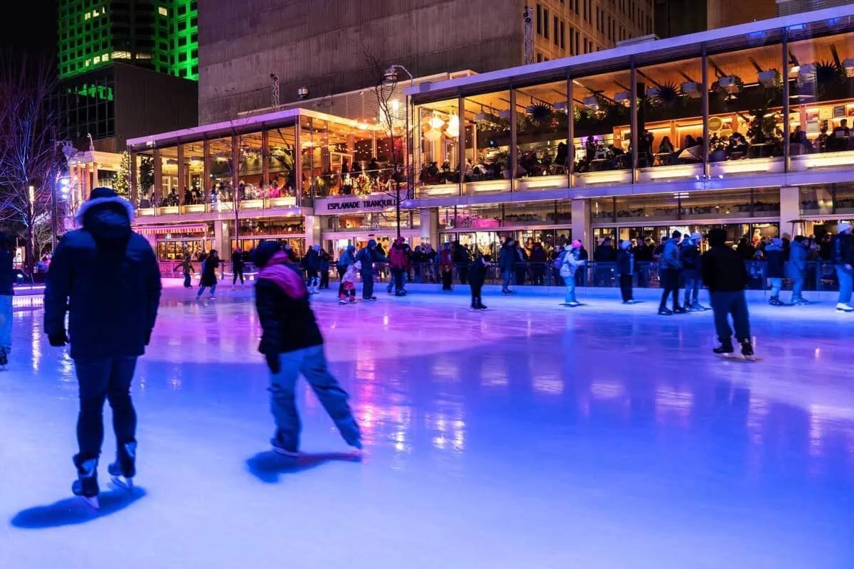 Quartier des spectacles, Montr&eacute;al in Montreal Quebec