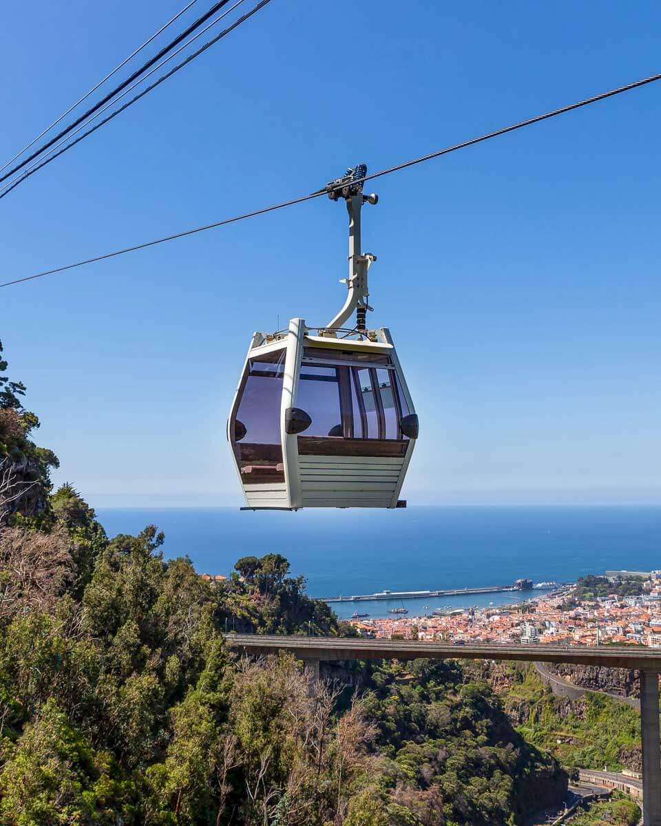 The cable car in Madeira Portugal