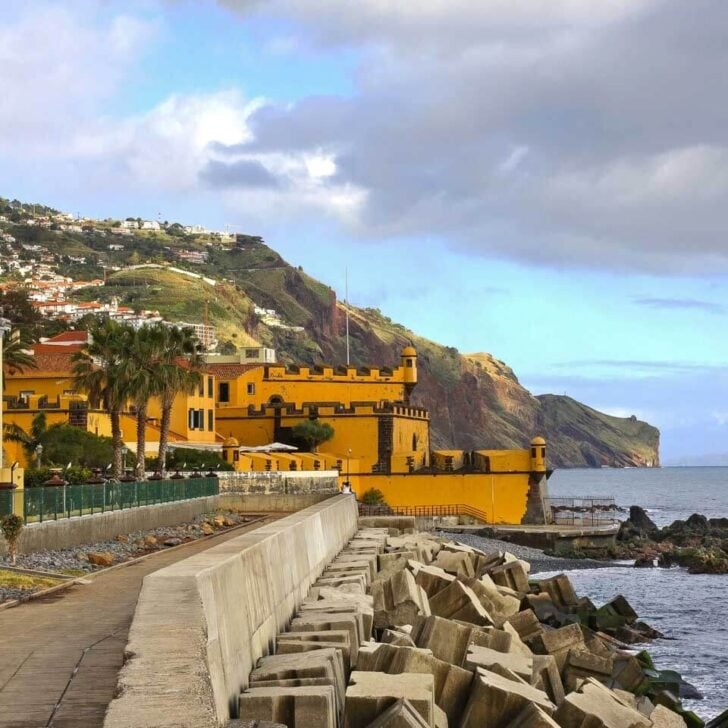 The waterfront of Madeira Portugal São Martinho