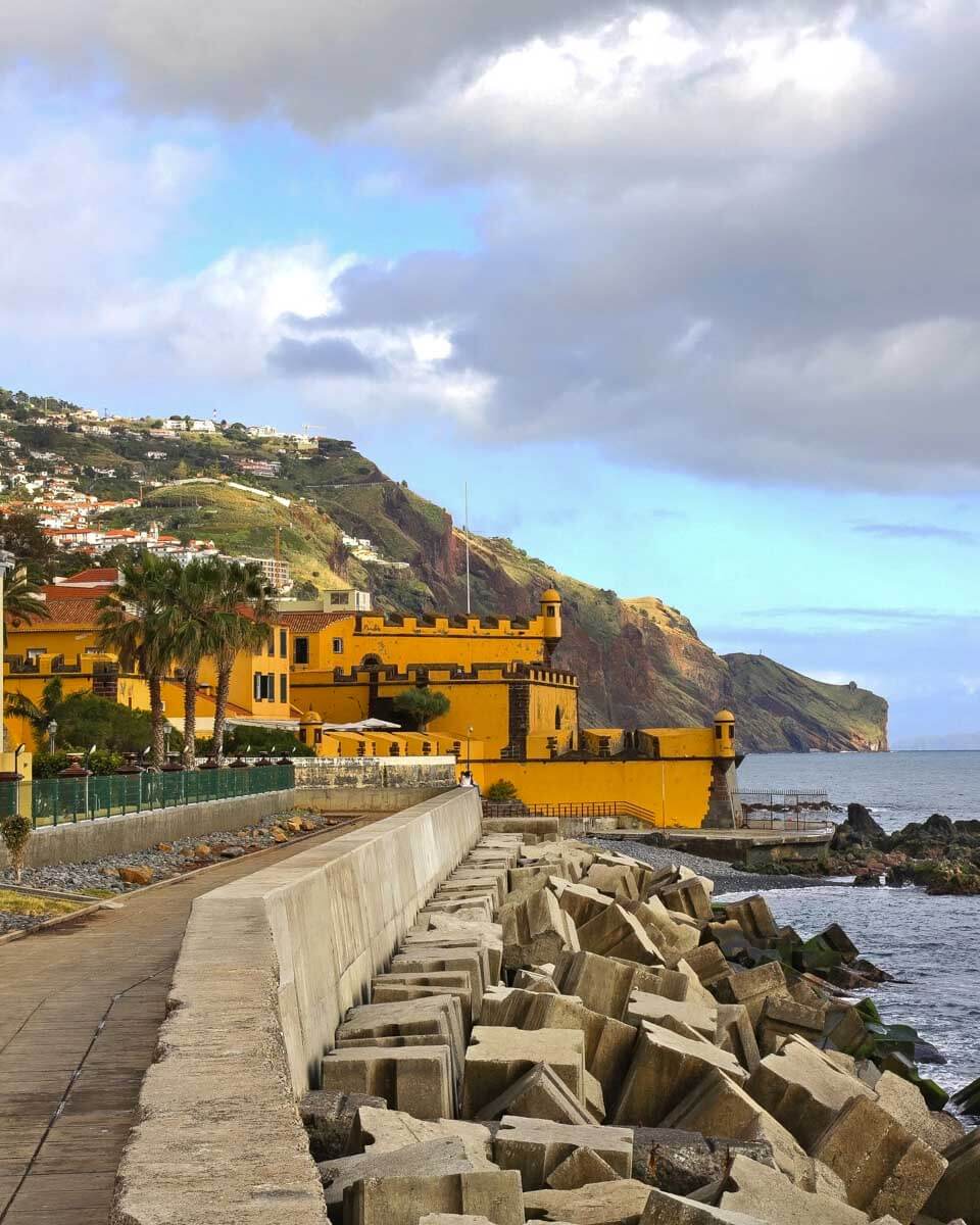 The waterfront of Madeira Portugal São Martinho