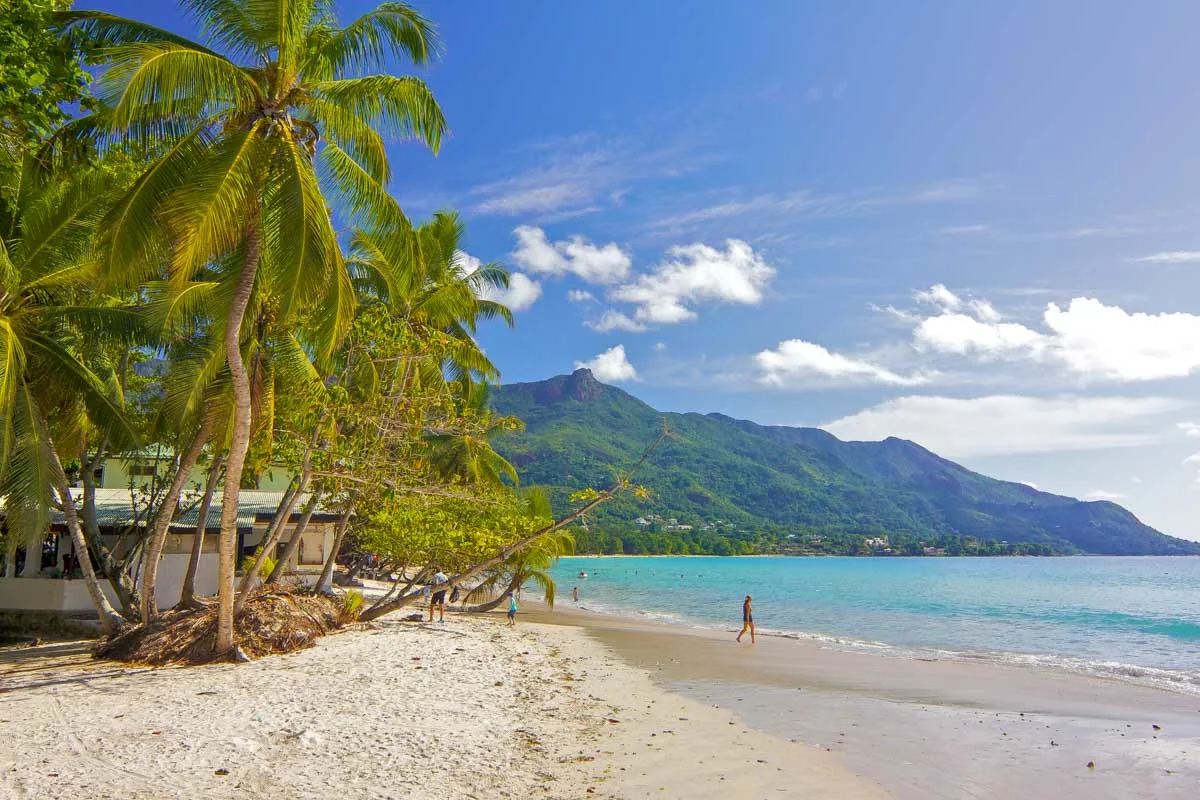 Beau Vallon Beach on Mahe Island Seychelles