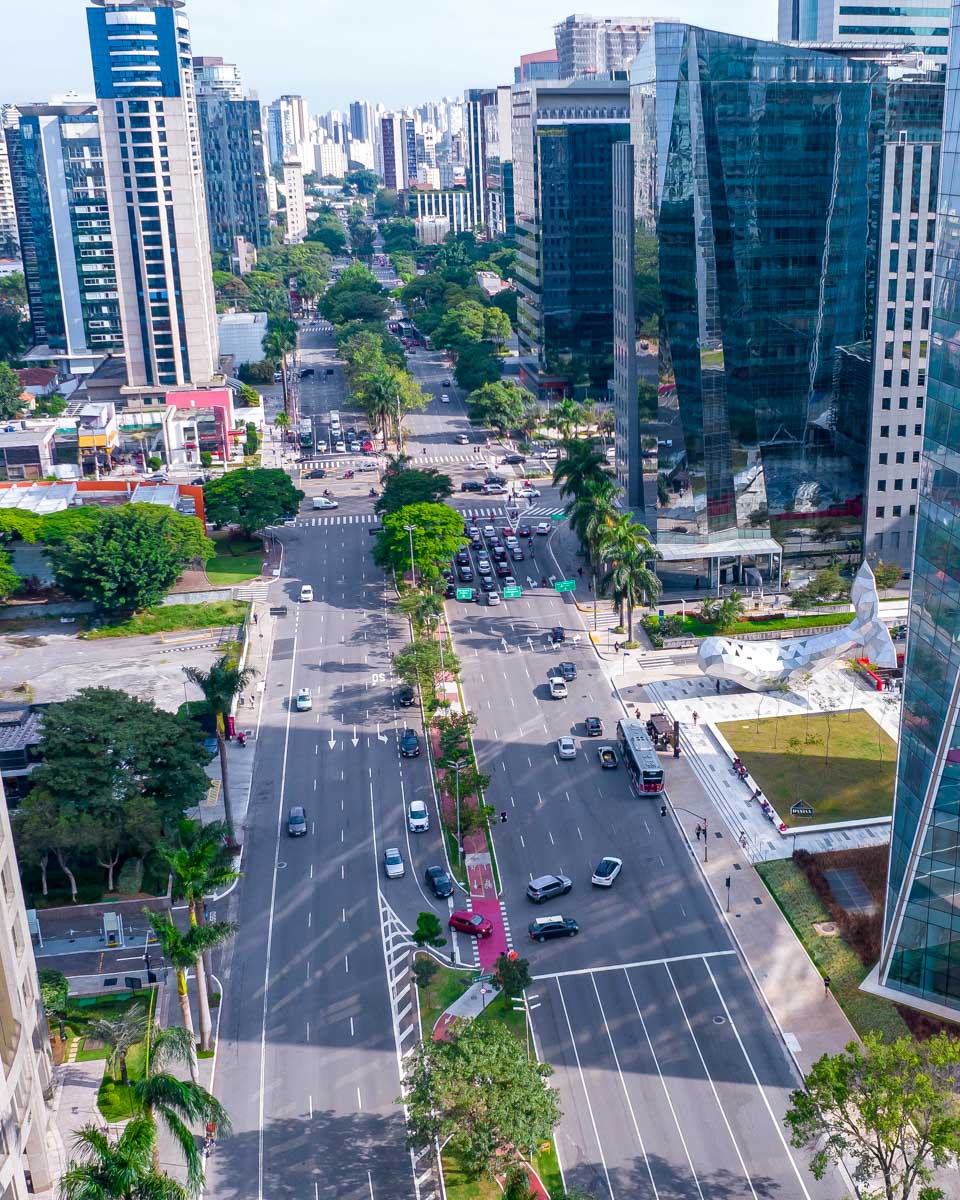 Itaim Bibi district in Sao Paulo Brazil