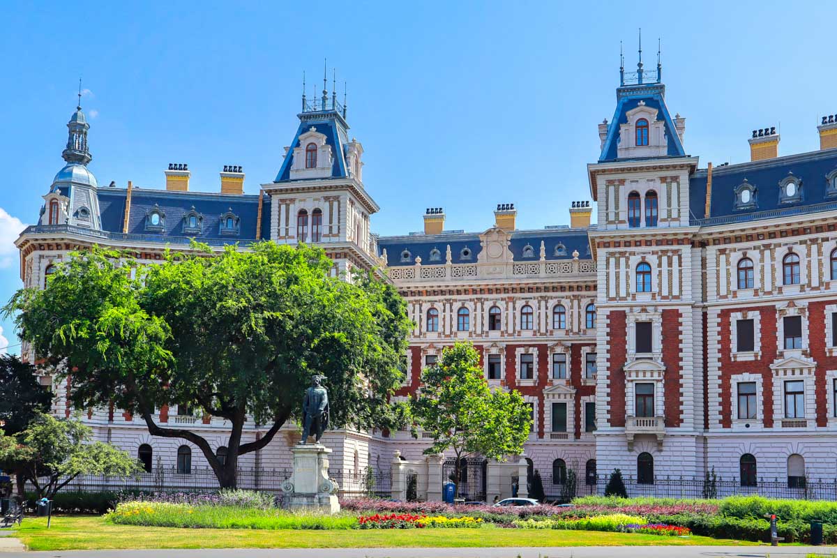 Kodály körönd on Andrássy Avenue in Budapest Hungary