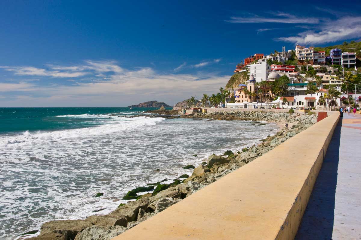 Mazatlan Mexico promenade malecon