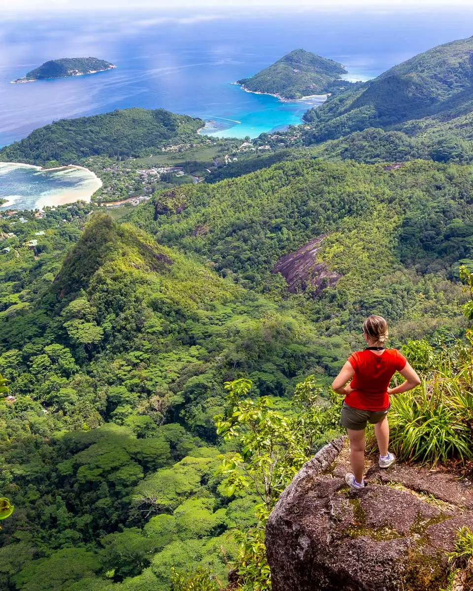 Morne Blanc on Mahe Island Seychelles