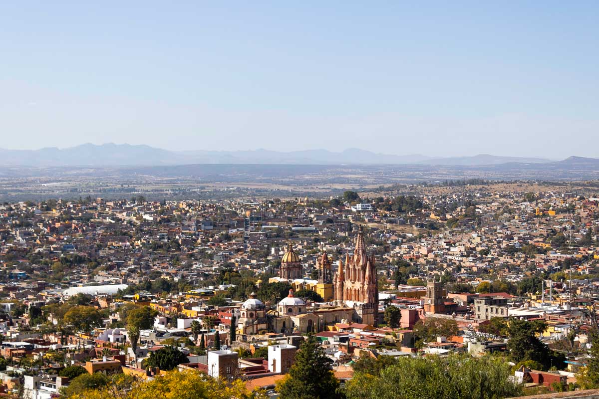 Overview of San Miguel de Allende Mexico from El Mirador