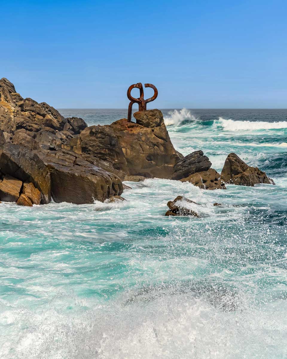 Peine del Viento in San Sebastian Spain
