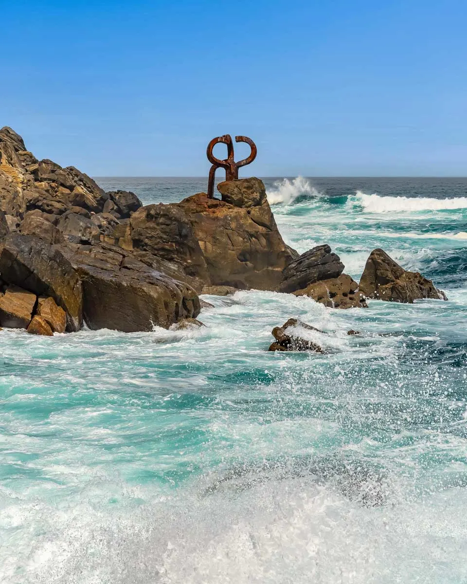 Peine del Viento in San Sebastian Spain