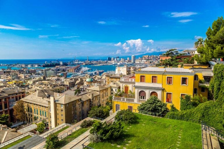 Port of Genoa in Italy