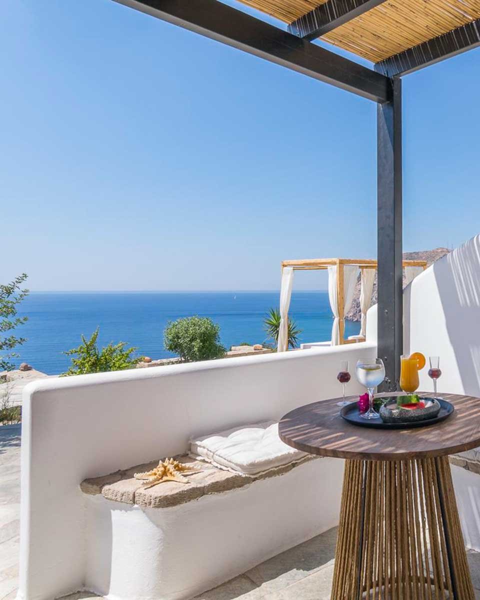 Psaravolada Hotel Milos in Milos Greece