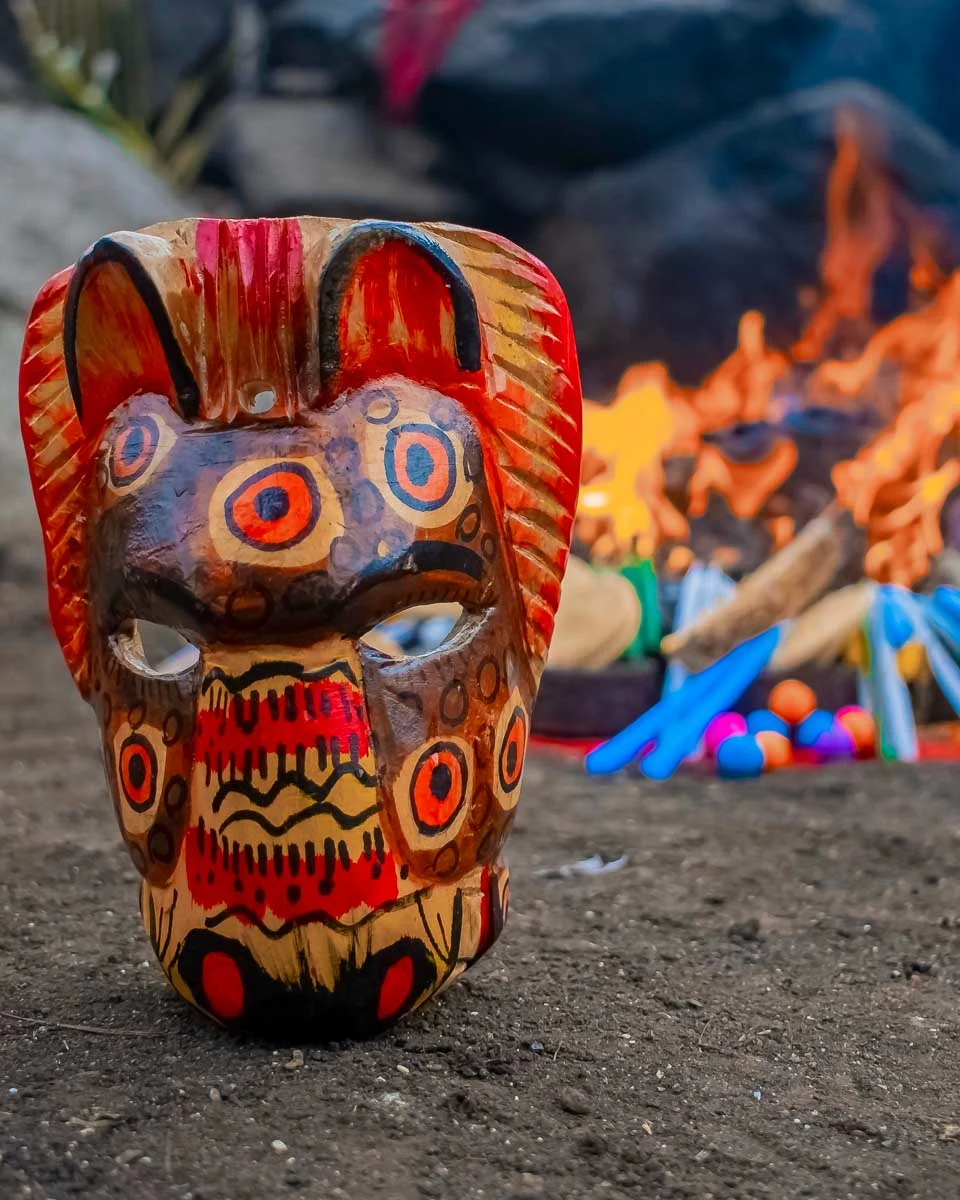 Sacred Mayan cave ceremony seen on a tour from Panajachel&nbsp;Lake Atitlan Guatemala