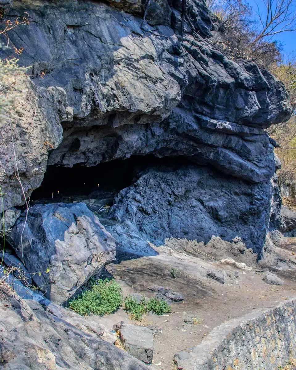 Sacred Mayan cave seen on a tour from Panajachel Lake Atitlan Guatemala