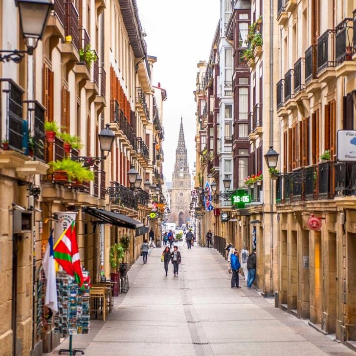 San-Sebastian-Old-Town-in Spain