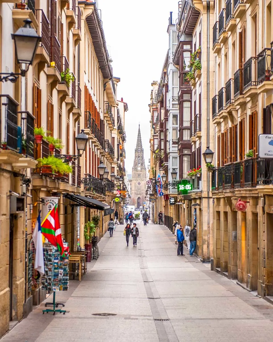 San-Sebastian-Old-Town-in Spain