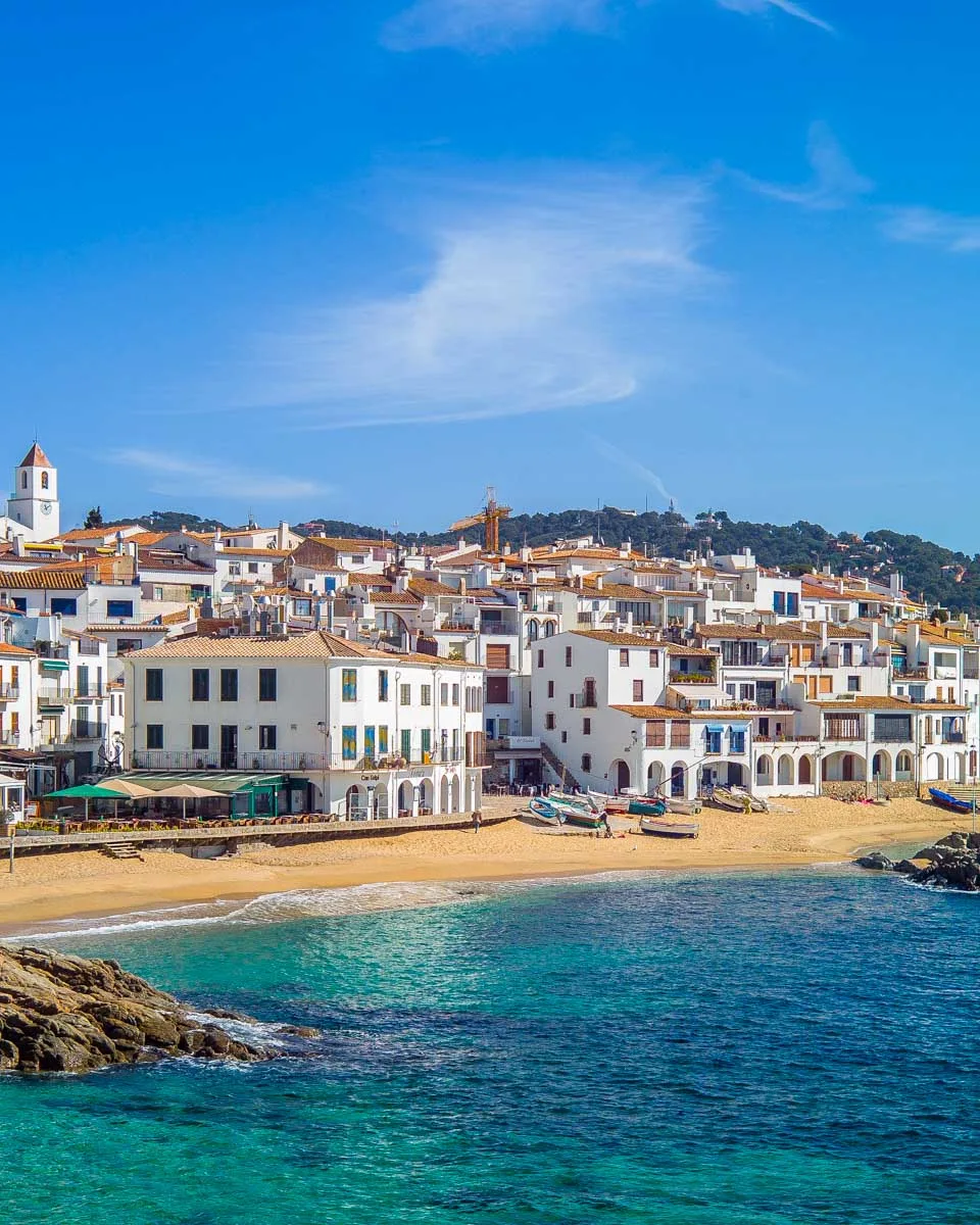 Sea landscape with Calella de Palafrugell in Costa Brava Spain 1