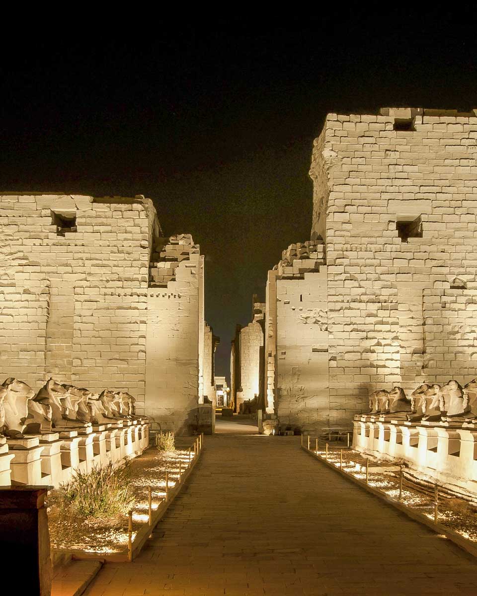 The Karnak Temple light show in Luxor Egypt-2
