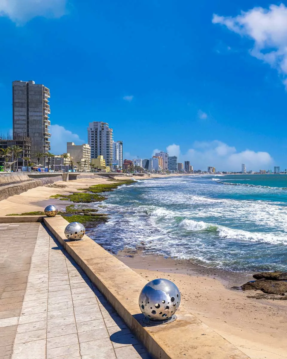 The Malecon in Mazatlan Mexico