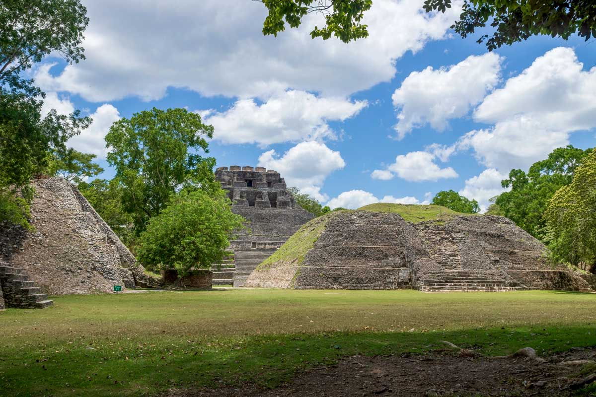 Xunantunich ruins seen on a day tour from San Ignacio Belize