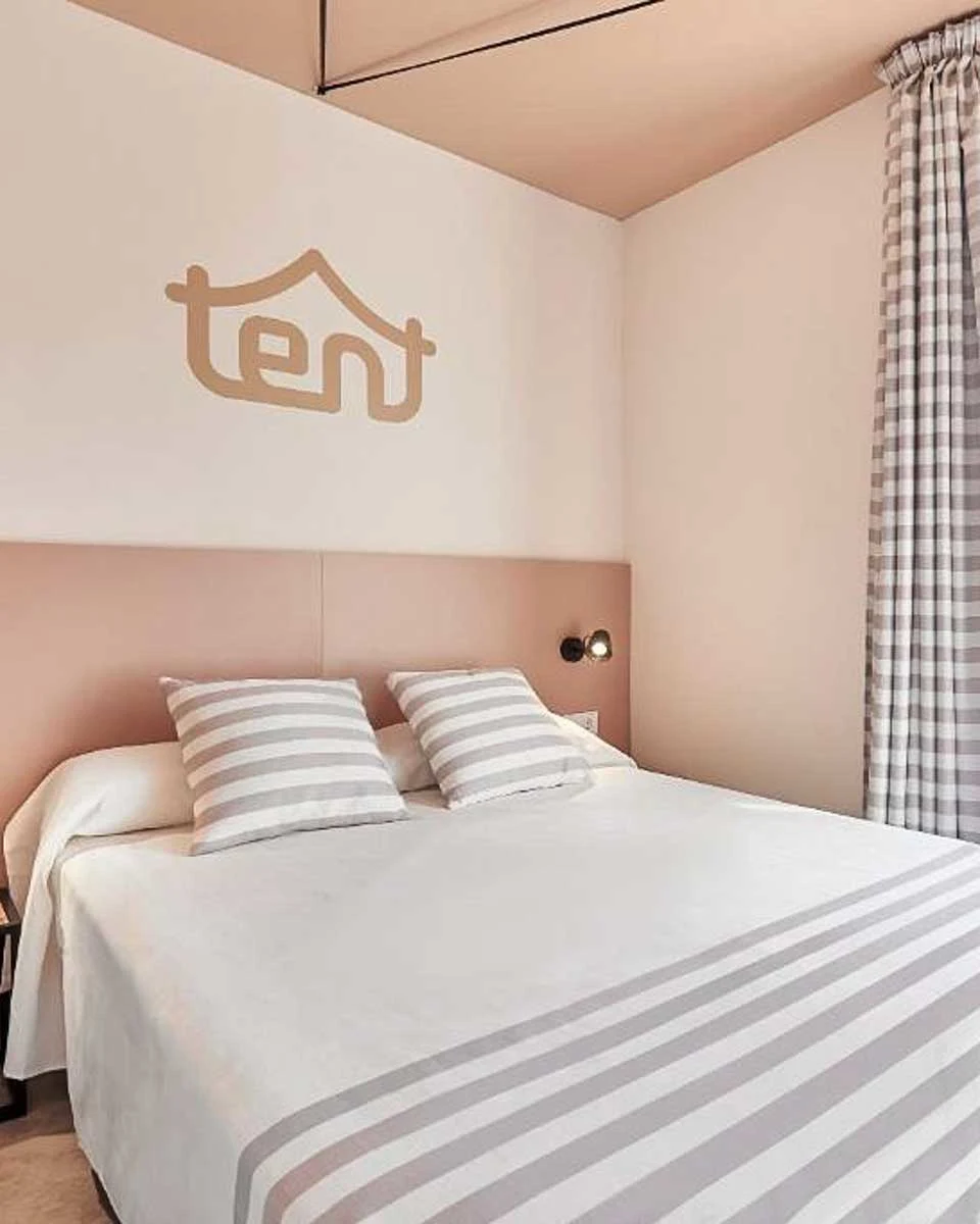 tent Lloret de Mar in Costa Brava Spain