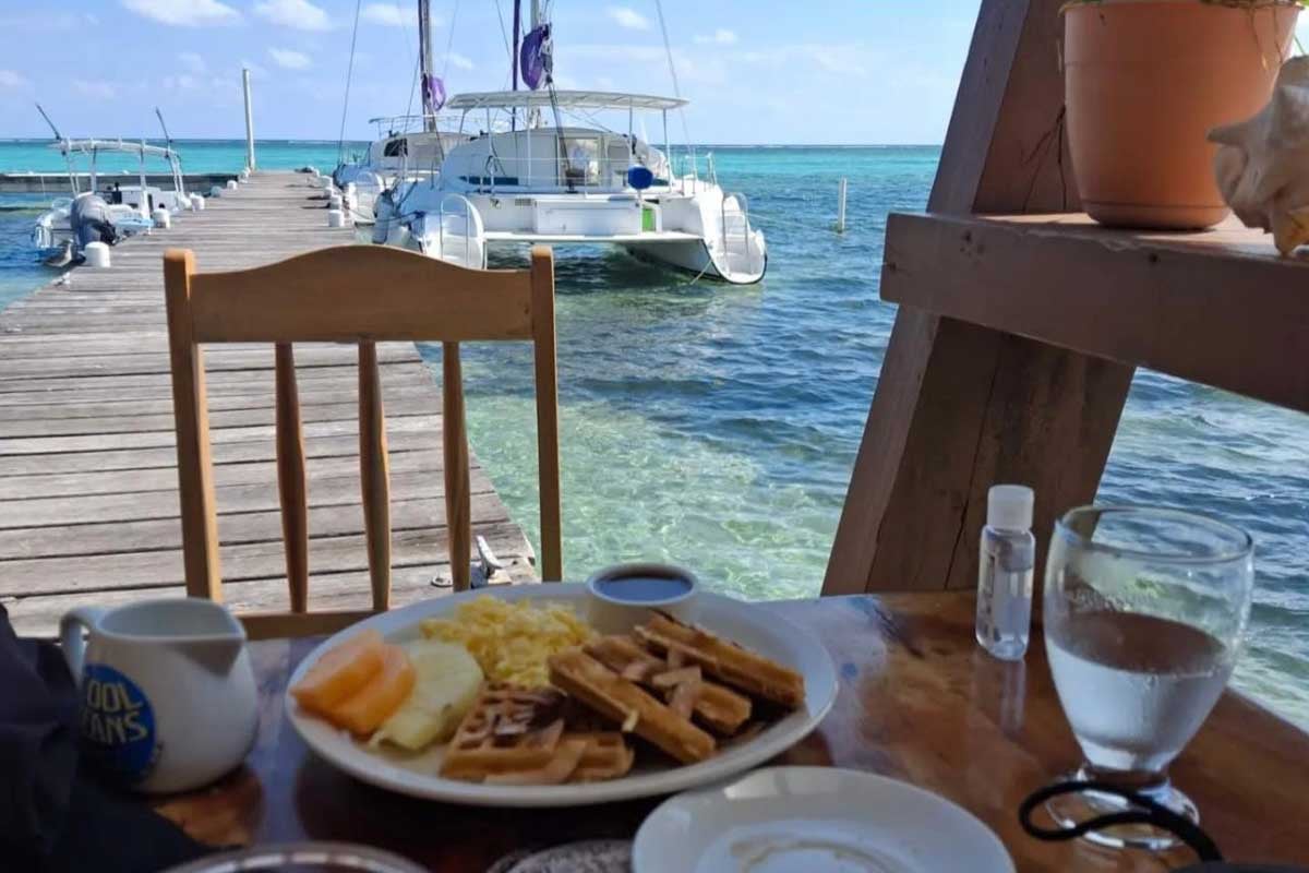 Cool Beans Café in Ambergris Caye Belize