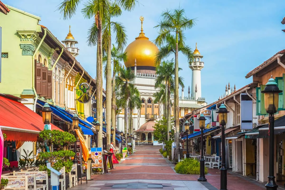 Kampong Glam and the Sultan Mosque in Singapore 1