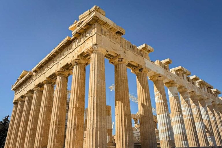 Parthenon Athens Greece on Hannah trip