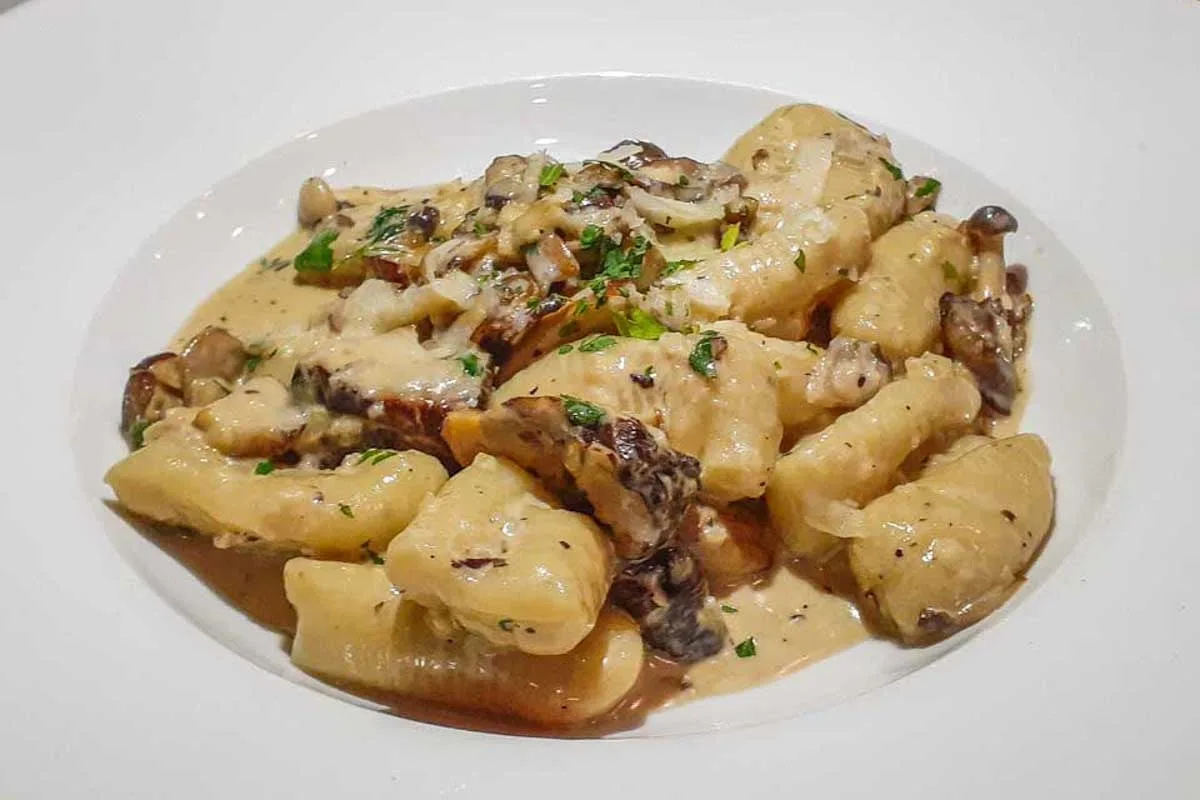 Pasta-eaten in Lucca Italy