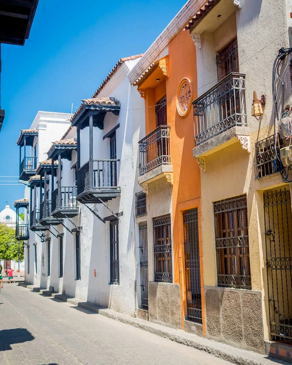 The City Center of Santa Marta Colombia