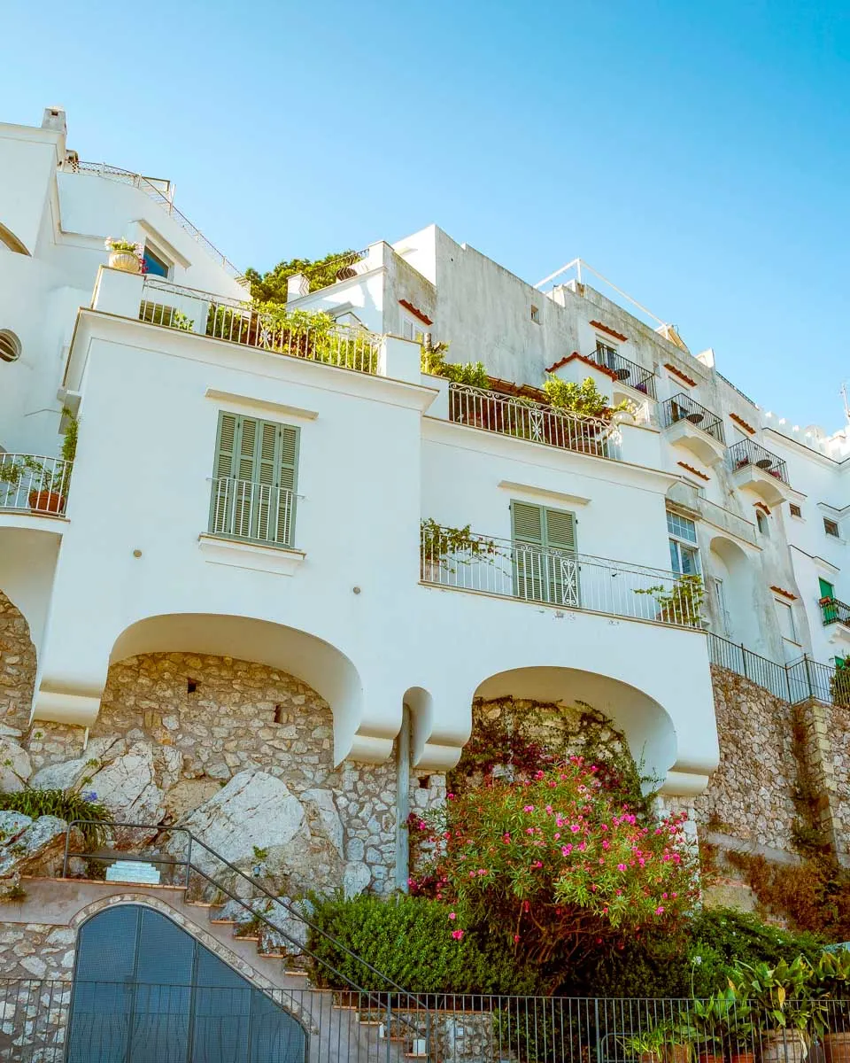 Traditional architecture in Capri Italy