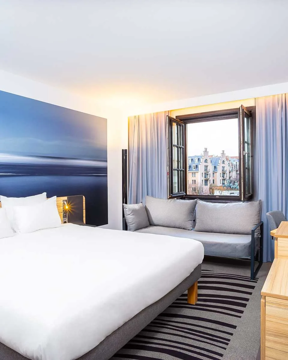 hotel room at Hotel Novotel Brussels Off Grand Place