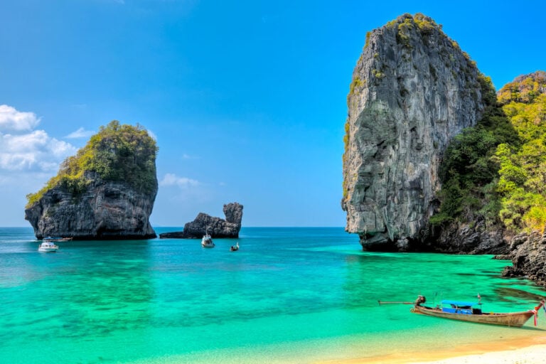 A beautiful day on Phi Phi island Thailand